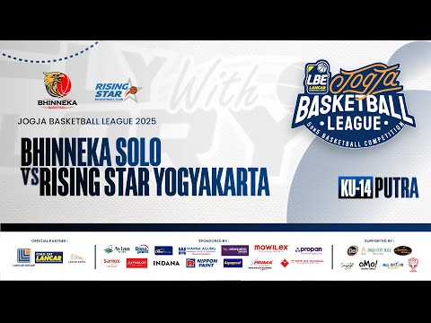 BHINNEKA SOLO VS RISING STAR YOGYAKARTA | KU 14 | JOGJA BASKETBALL LEAGUE