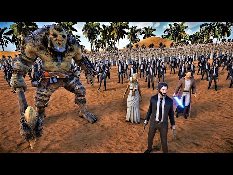 HEROES FOUGHT HUMANITY'S LAST FIGHT AGAINST 2,500,000 DEMON ZOMBIES | EPIC BATTLE SIMULATOR 2 UEBS 2