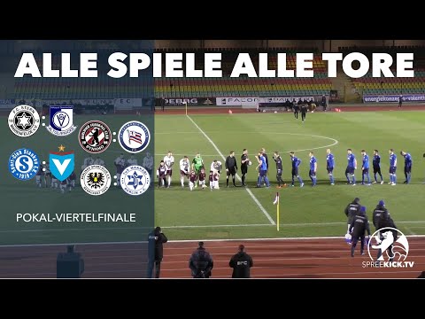 Alle Spiele, alle Tore - So liefen die Viertelfinals im Berliner Landespokal