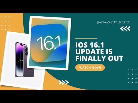 iOS 16.1 update is finally out.