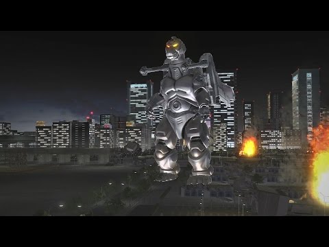 GODZILLA PS4 Super Mechagodzilla Defend Hard Walkthrough