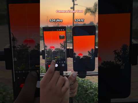Samsung Galaxy S24 FE Vs S24 Ultra Camera Zoom Test Sun