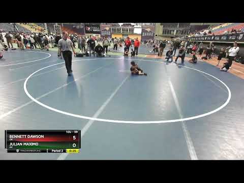 59 Lbs Champ. Round 2 - Bennett Dawson, OK Vs Julian Maximo, AZ Ee37
