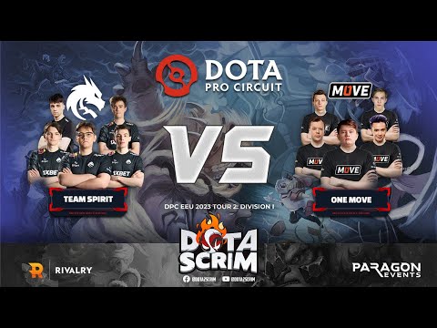 Team Spirit vs One Move - DPC EEU 2023 Tour 2: Division I - Game Highlights - BO3