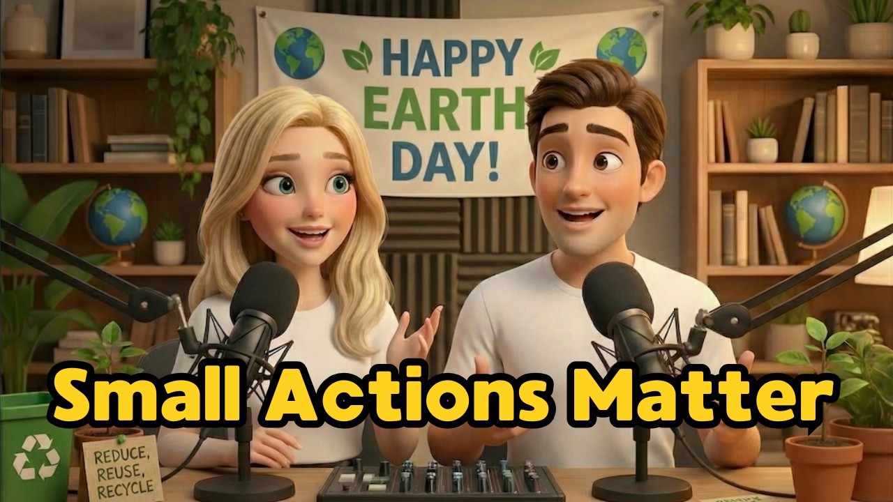 Easy English Conversation | What Are You Doing for Earth Day? | Speaking Practice