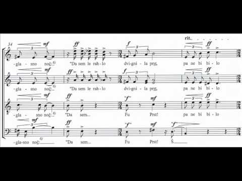 Tadeja Vulc : EPILOG (EPILOGUE) for body percussion and mixed choir (SATB div) a cappella
