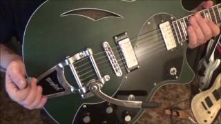 Video thumbnail for Schecter T S/ H-1B Semi-Hollowbody Guitar Review by Mike Gross + Demo by Mike Gross Rockin Guitar Lessons