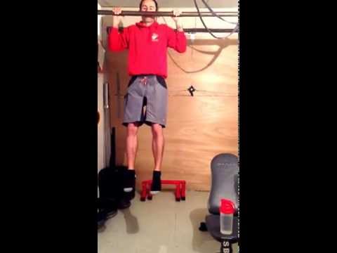 Impossible pull up, 2 min pull up (1 min up, 1 min down. Nothing is impossible.