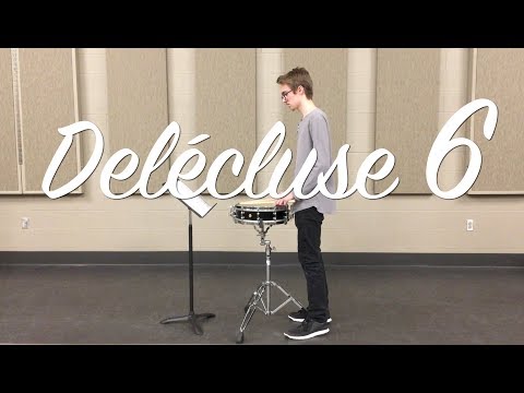 Delécluse 6 | Douze Études for Snare Drum