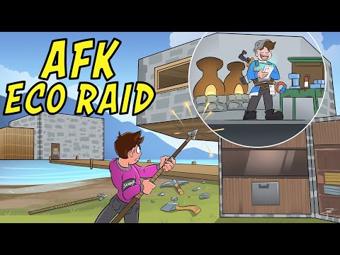 My EPIC BRIDGE BASE started with an ONLINE ECO RAID in Rust!!!