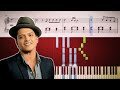Bruno Mars Count On Me Piano Tutorial SHEETS