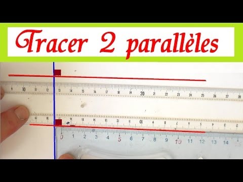 comment construire deux droites parallèles