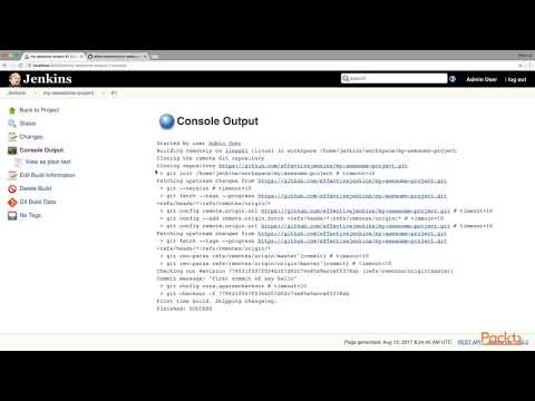 Effective Jenkins Getting Started with Continuous Integration Working with Git SCM | packtpub com