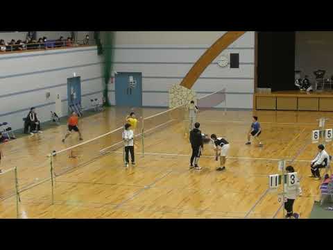 団体ダブルス決勝 中学1年生の時の試合