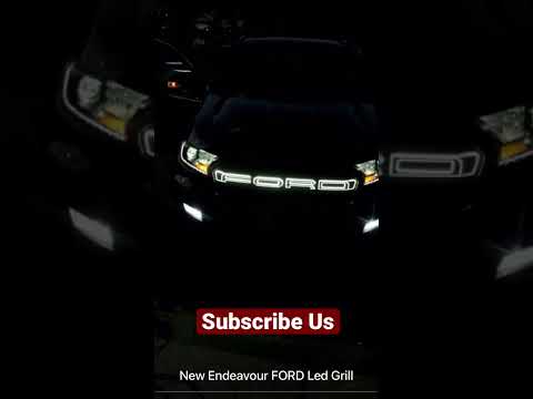 New Endeavour Front Led Grill #endeavour #ford #fordendeavour #led #grill #headlamps #mahindrathar