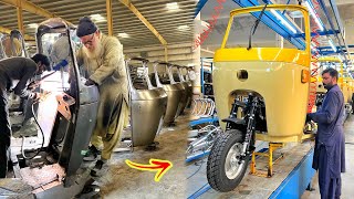 The Amazing Process of Making Tez Raftar Built their Quality Auto Rikshaw  ]