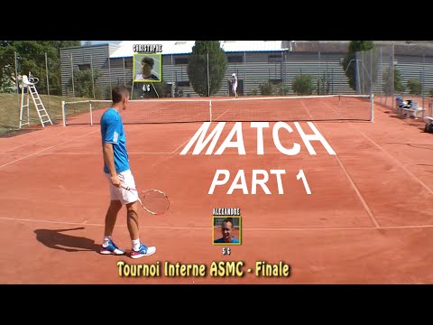 Christophe (4/6) vs Alexandre (5/6) - Finale Tournoi interne ASMC - 27/06/2015 - Match - Part 1/2