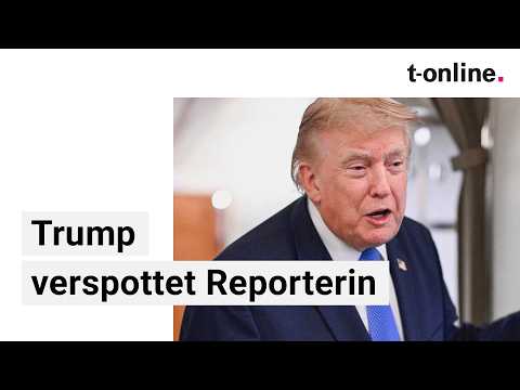Video Thumbnail: Donald Trump stichelt gegen ABC-Reporterin an Bord der Air Force One