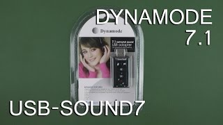 Dynamode USB-SOUND7-ALU_SILVER - відео 1