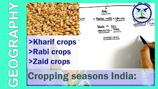 Cropping Seasons of India : Kharif, Rabi and Zayad | Cash crops | by TVA