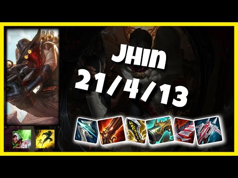 Jhin vs Samira NA Challenger BOT (21/4/13) - v11.1