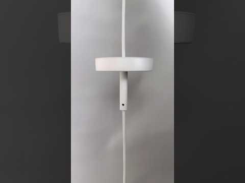 Трубка-зажим провода 70 мм металлическая белая для потолочной розетки