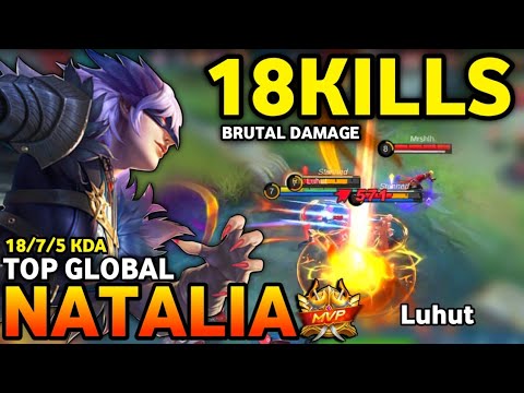 NATALIA BEST BUILD 2022 | TOP GLOBAL NATALIA GAMEPLAY | MOBILE LEGENDS✓