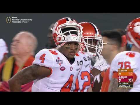 2016 CFP National Championship - #2 Clemson vs. #1 Alabama (HD)