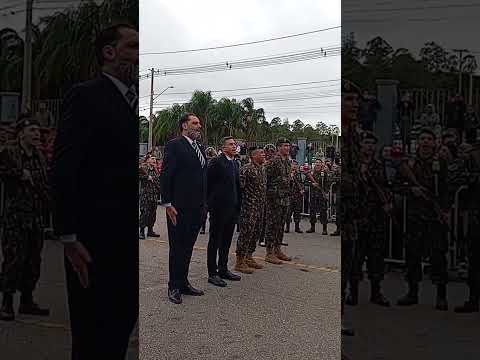dia de desfile do dia 7 de setembro na cidade de Itatiba interior de São Paulo