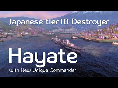 [WOWS Blitz] Japanese Destroyer Hayate