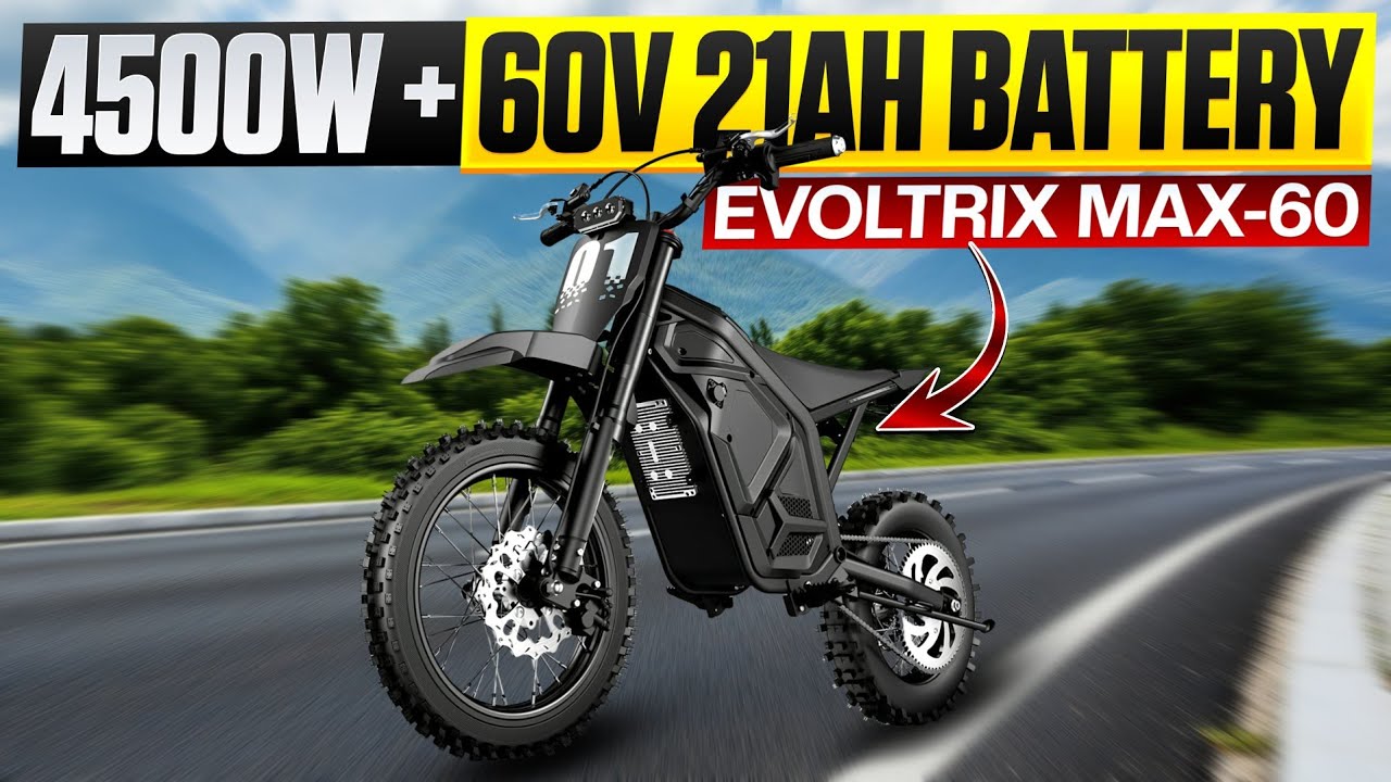 Evoltrix Max 60 Review 2026 | 4500w Mid-drive Electric Pit Bike, 50 Mph Top Speed & 220nm Torque!