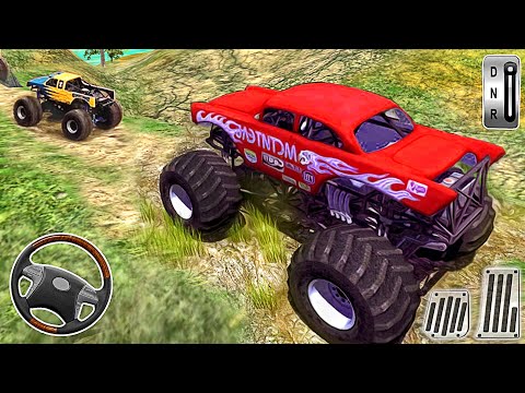Offroad Monster Truck Stunt - 4x4 Jeep Driving Simulator - Best Android GamePlay