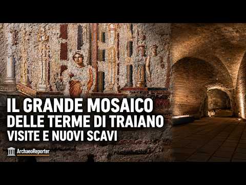 The Great Mosaic of the Baths of Trajan Opens to the Public