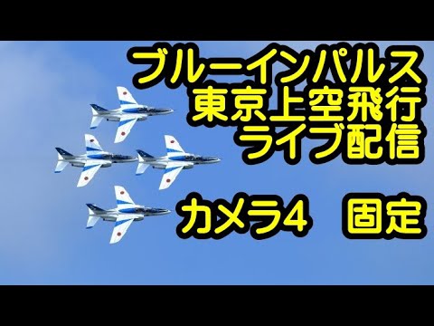 年確認中 ブルーインパルス 東京上空飛行 YouTubeライブ配信アーカイブのサムネイル 4