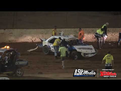 Production Sedans: Michael Larson Rollover - Carina Speedway