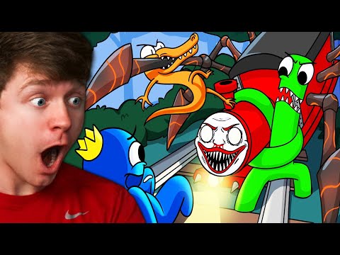 CHOO CHOO CHARLES vs RAINBOW FRIENDS the REACTION!