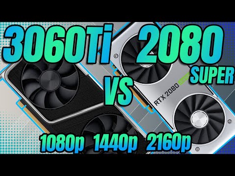 RTX 2080 Super vs RTX 3060 Ti | HD 2K 4K | 13 Games Tested