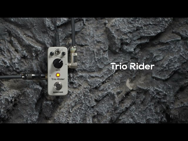 Vídeo relacionado con SONICAKE Pedal Overdrive Analógico Pedal de Efectos Clásicos para Guitarra 3 Modos Buffered Bypass Trio Rider