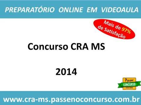 Concurso CRA MS, CRAMS - Nível Médio
