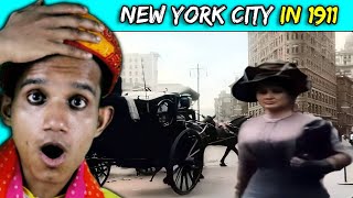 Villagers React To New York City In 1911 ! Tribal People React To New York City