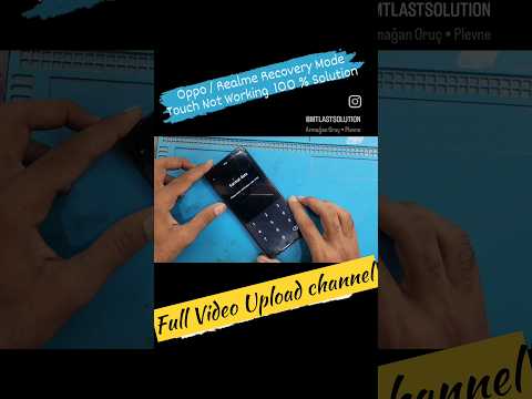Realme | Oppo Recovery Mode Touch Not Work #shorts