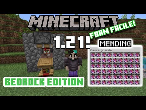 *1.21* La Migliore FARM DI INCANTAMENTI (MENDING e non solo) per Bedrock Edition!!! || MINECRAFT ITA