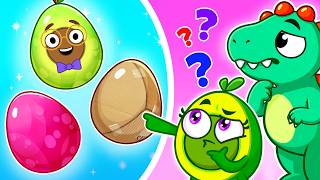 The Best Compilation - Where Is the Dino Egg? Cardboard or Normal? 🔍🥚🦕📦VocaVoca🥑Show Kids Songs