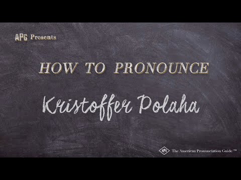 How to Pronounce Kristoffer Polaha (Real Life Examples!)