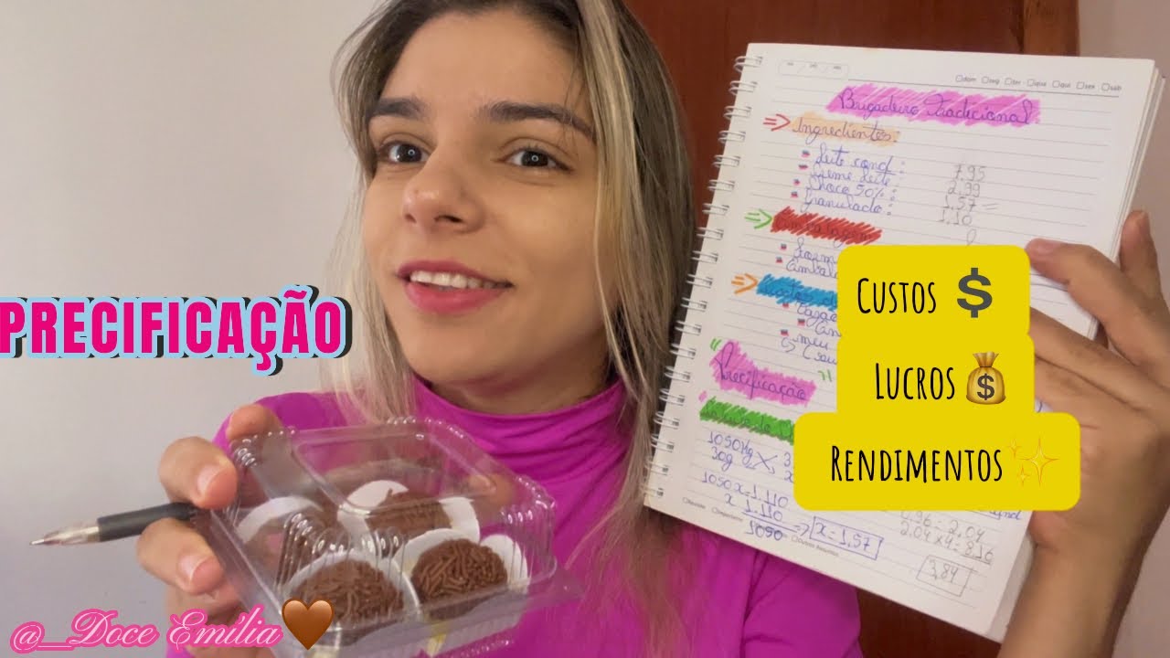 😍7.200 POR MÊS💰,APRENDA PRECIFICAR DE FORMA CORRETA SEUS BRIGADEIROS!!