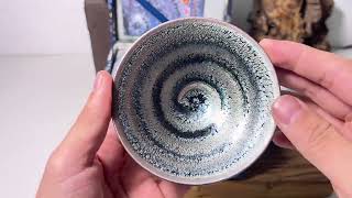 Silver Helix Jianzhan Tenmoku Cup