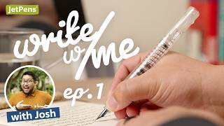 Write with JetPens! | Handwriting Practice featuring Josh 🖋️