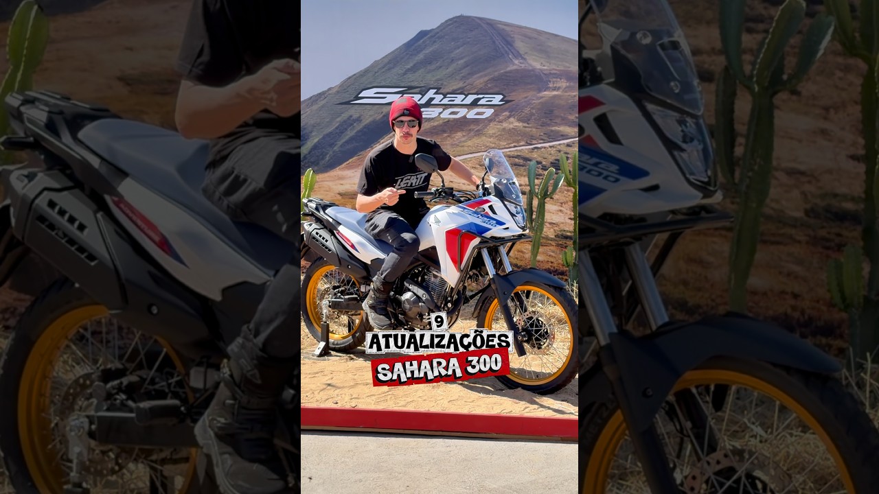 🚨9 Atualizações da Honda Sahara 300 2027! Você viu tudo? #motos