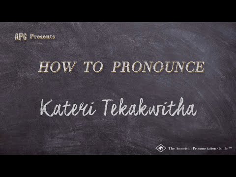 How to Pronounce Kateri Tekakwitha (Real Life Examples!)