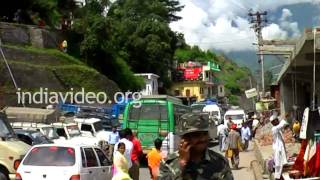 Joshimath town, Uttarakhand 